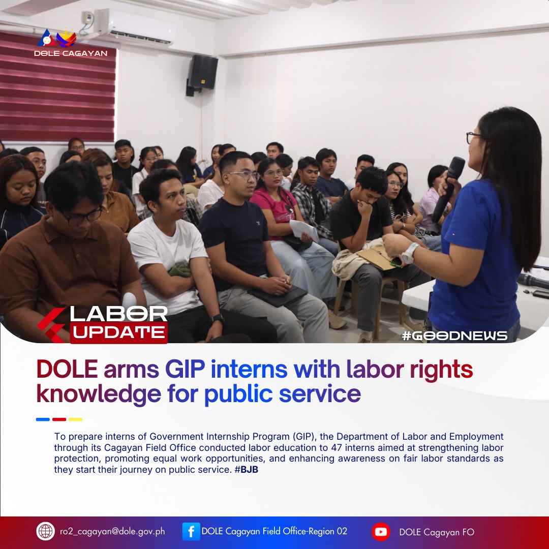 𝐓𝐮𝐠𝐮𝐞𝐠𝐚𝐫𝐚𝐨 𝐂𝐢𝐭𝐲 - To prepare beneficiaries of Government Internship Program